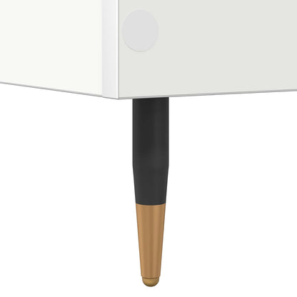Rám Postele Bílá 80 X 200 Cm Kompozitní Dřevo
