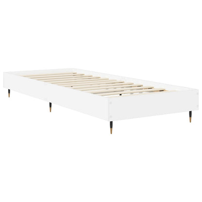 Rám Postele Bílá 80 X 200 Cm Kompozitní Dřevo