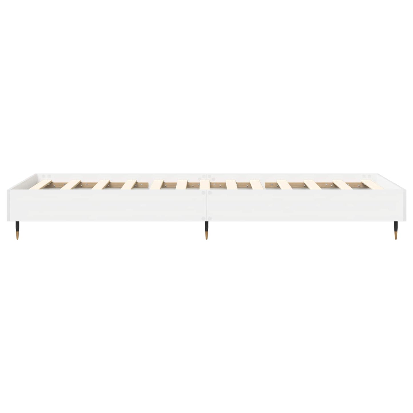 Rám Postele Bílá 80 X 200 Cm Kompozitní Dřevo