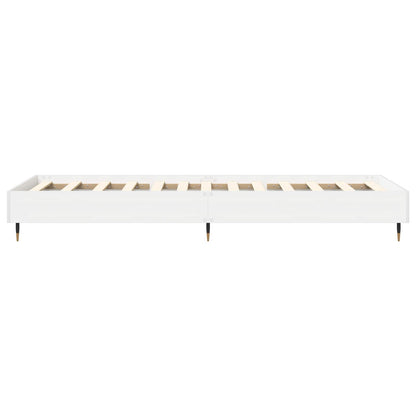 Rám Postele Bílá 80 X 200 Cm Kompozitní Dřevo