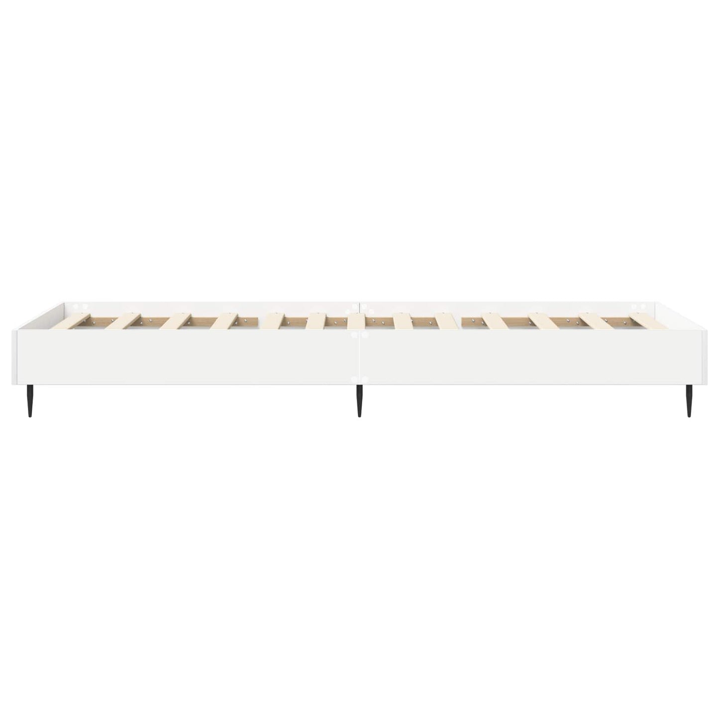 Rám Postele Bílá 80 X 200 Cm Kompozitní Dřevo