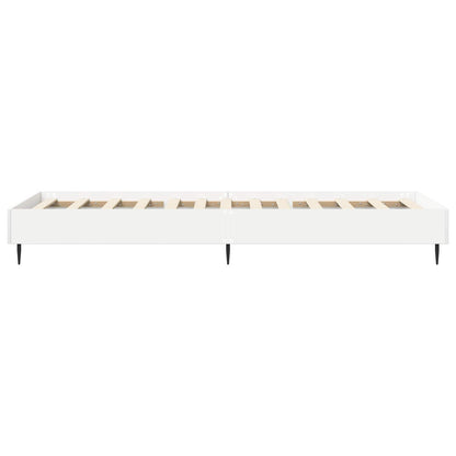 Rám Postele Bílá 80 X 200 Cm Kompozitní Dřevo