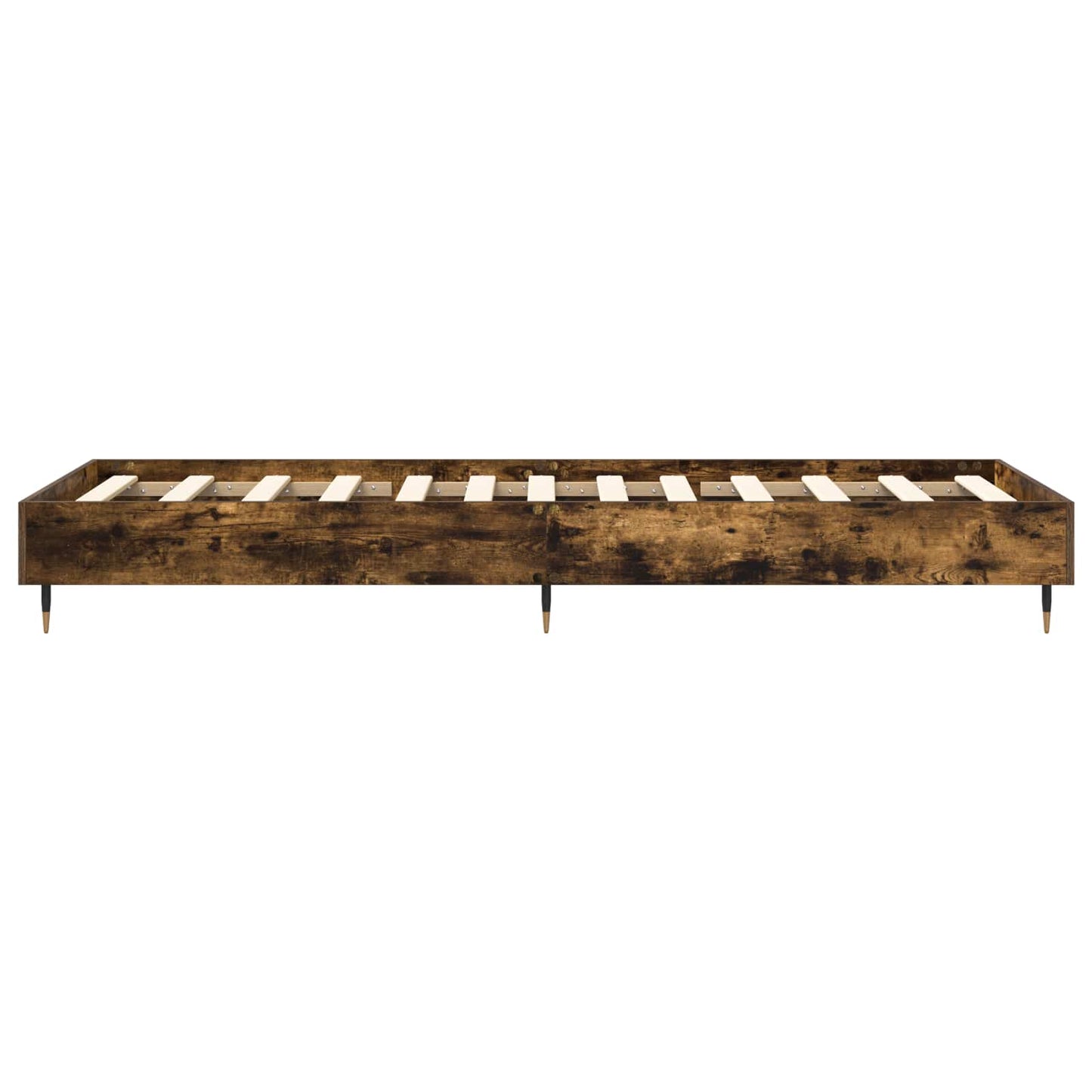 Rám Postele Kouřový Dub 80 X 200 Cm Kompozitní Dřevo