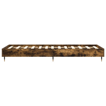 Rám Postele Kouřový Dub 80 X 200 Cm Kompozitní Dřevo