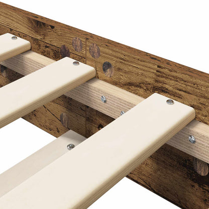 Rám Postele Staré Dřevo 80 X 200 Cm Kompozitní Dřevo