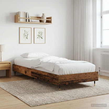 Rám Postele Staré Dřevo 80 X 200 Cm Kompozitní Dřevo