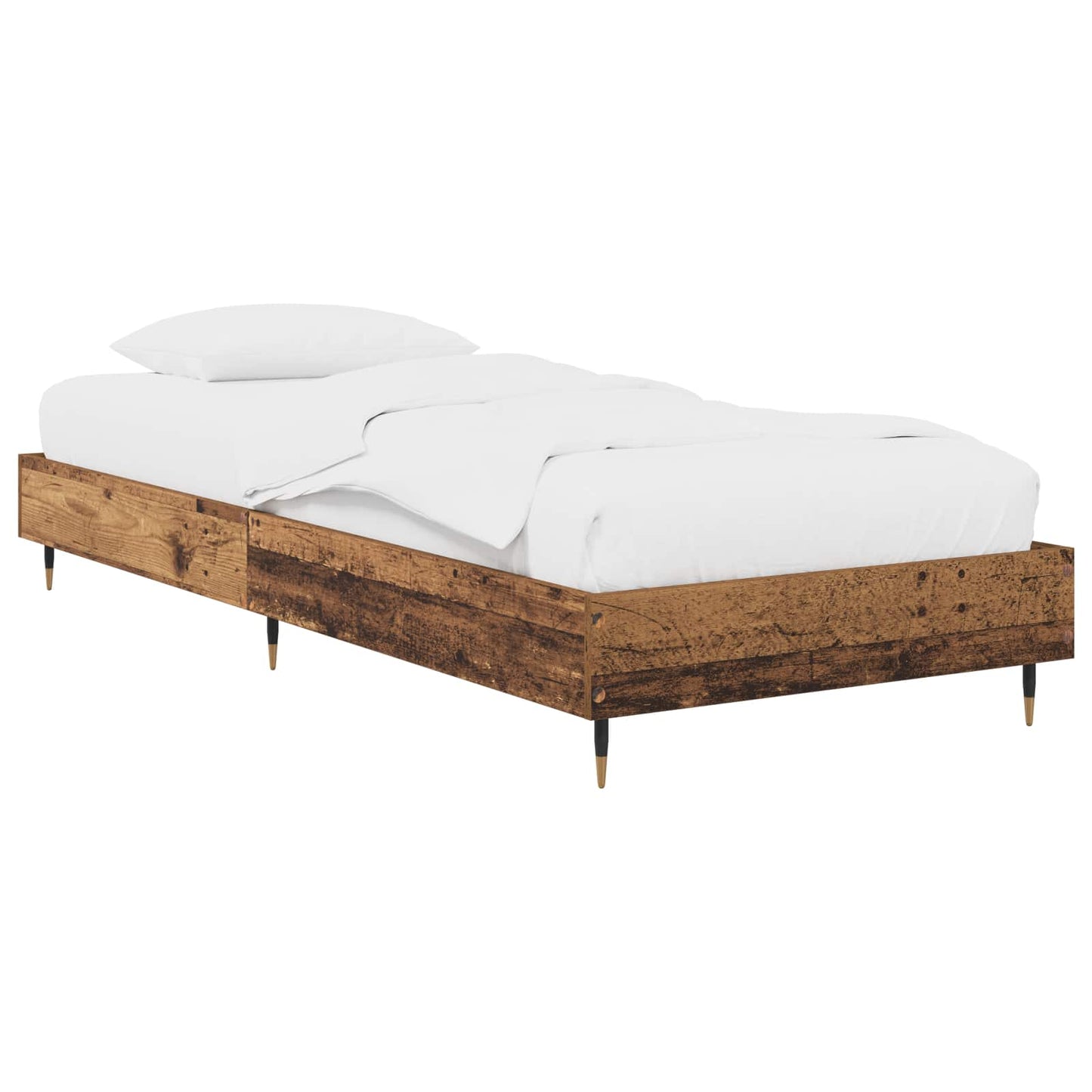 Rám Postele Staré Dřevo 80 X 200 Cm Kompozitní Dřevo
