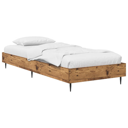 Rám Postele Staré Dřevo 80 X 200 Cm Kompozitní Dřevo