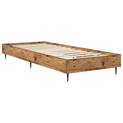 Rám Postele Staré Dřevo 80 X 200 Cm Kompozitní Dřevo