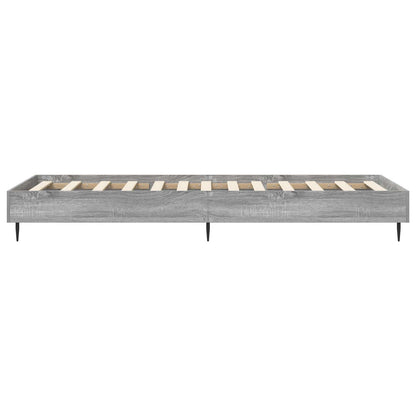 Rám Postele Šedý Sonoma 80 X 200 Cm Kompozitní Dřevo