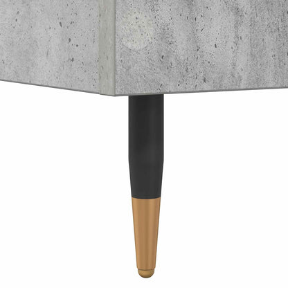 Rám Postele Betonově Šedá 80 X 200 Cm Kompozitní Dřevo