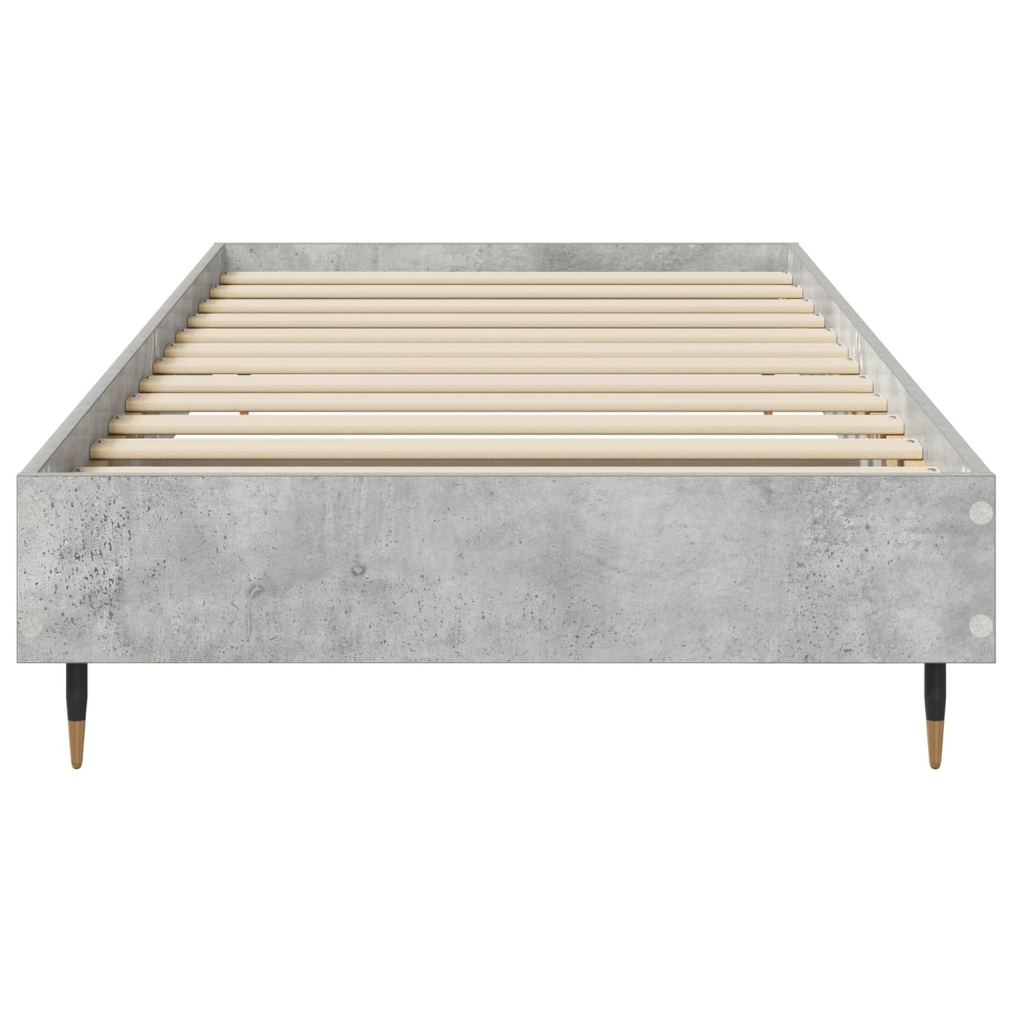 Rám Postele Betonově Šedá 80 X 200 Cm Kompozitní Dřevo