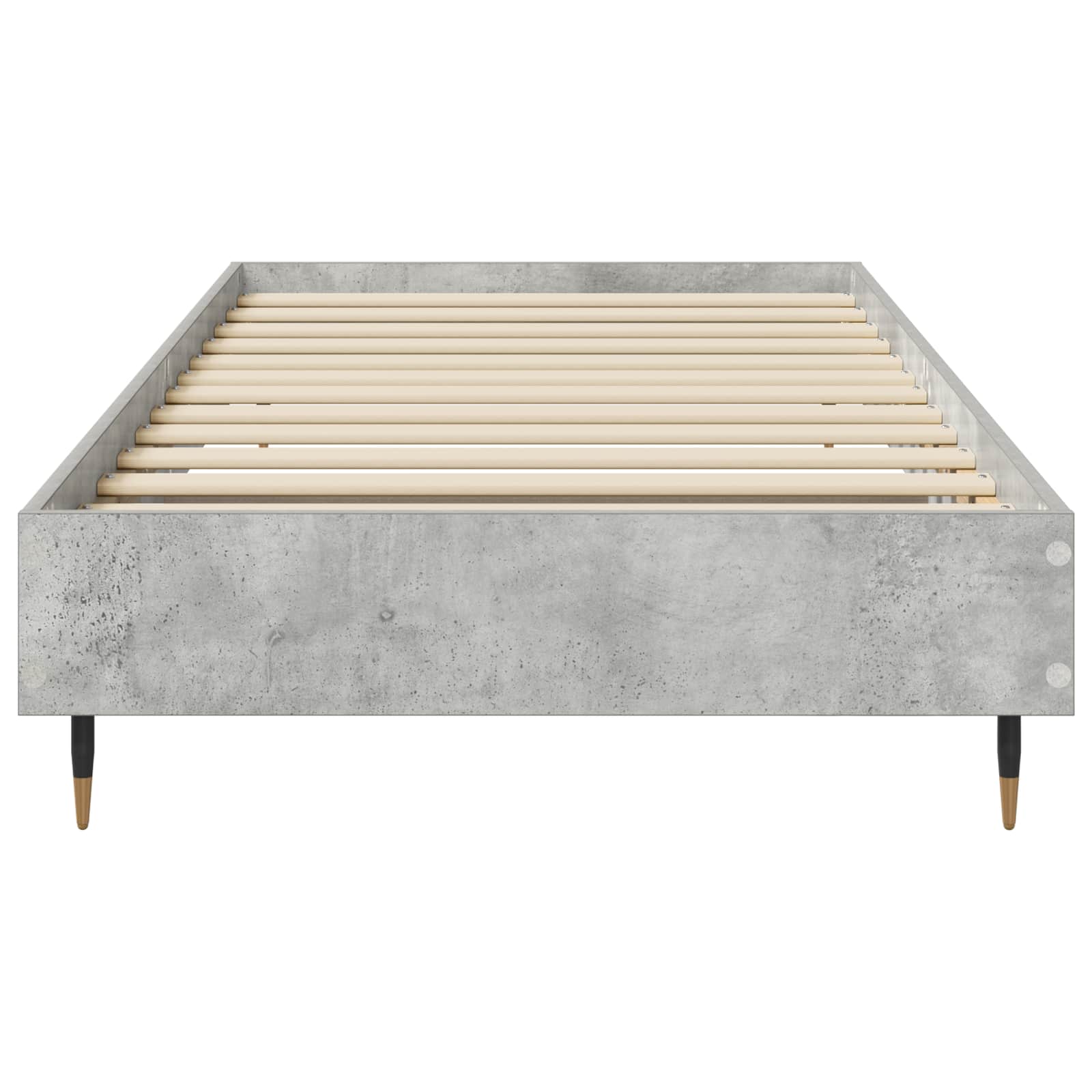 Rám Postele Betonově Šedá 80 X 200 Cm Kompozitní Dřevo