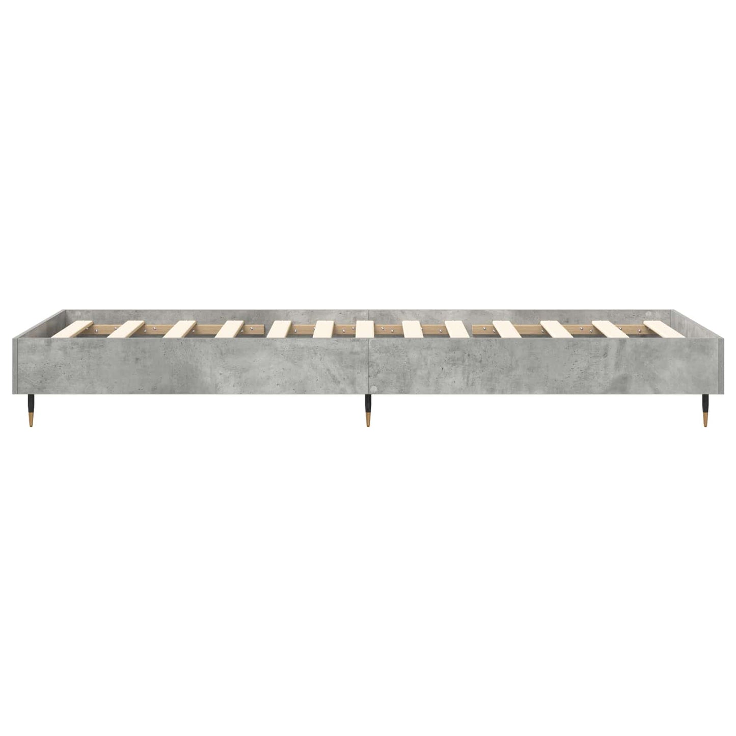 Rám Postele Betonově Šedá 80 X 200 Cm Kompozitní Dřevo