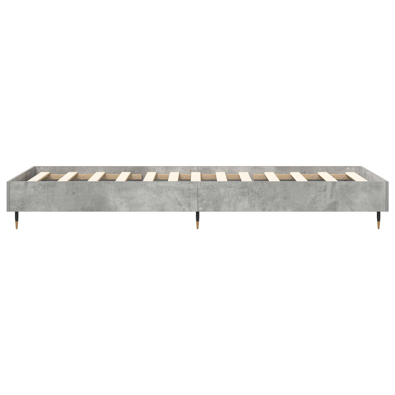 Rám Postele Betonově Šedá 80 X 200 Cm Kompozitní Dřevo