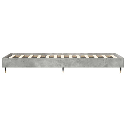 Rám Postele Betonově Šedá 80 X 200 Cm Kompozitní Dřevo