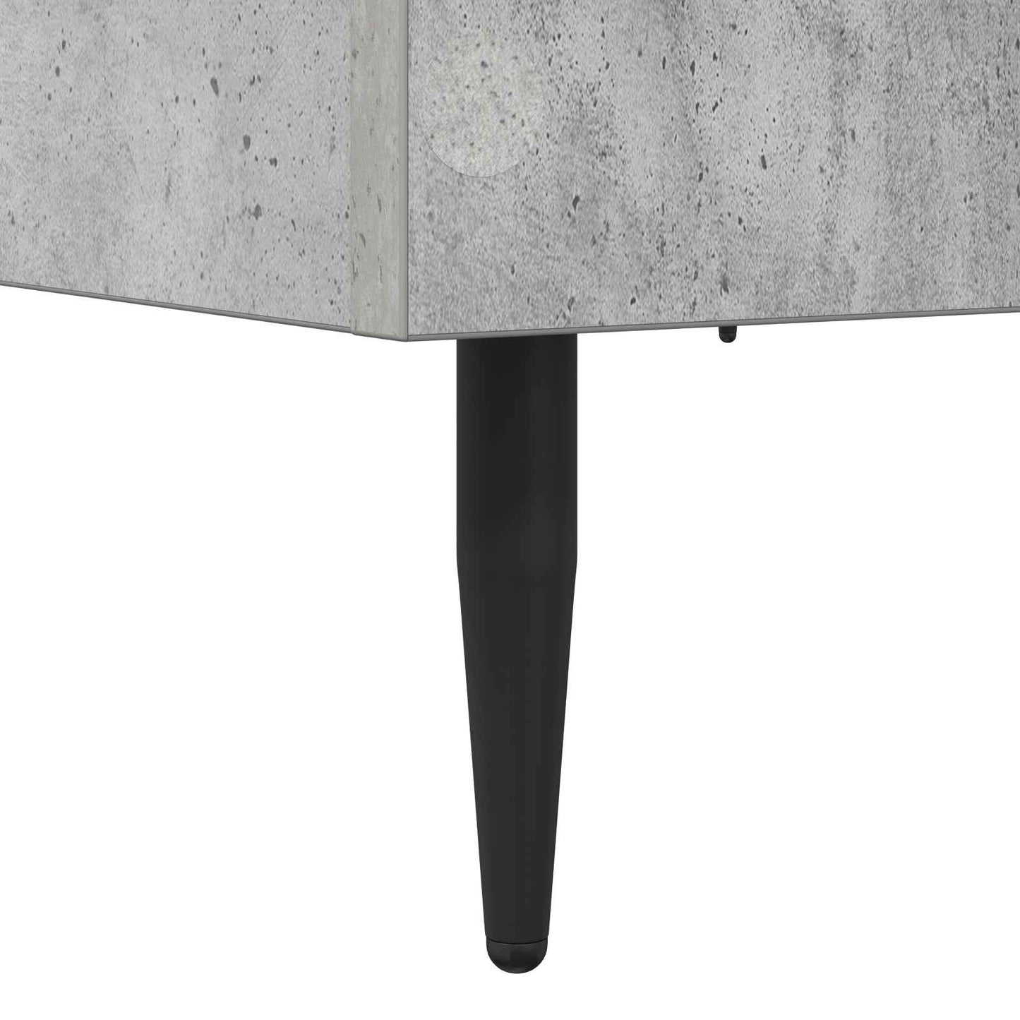 Rám Postele Betonově Šedá 80 X 200 Cm Kompozitní Dřevo