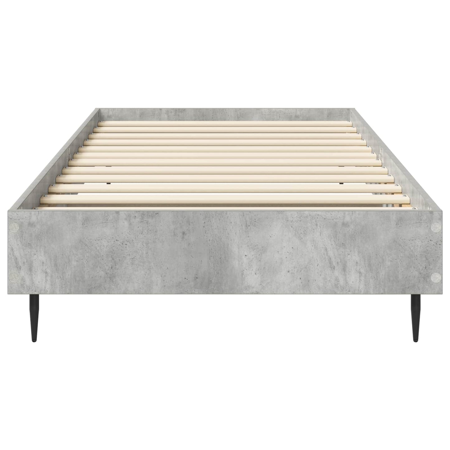 Rám Postele Betonově Šedá 80 X 200 Cm Kompozitní Dřevo