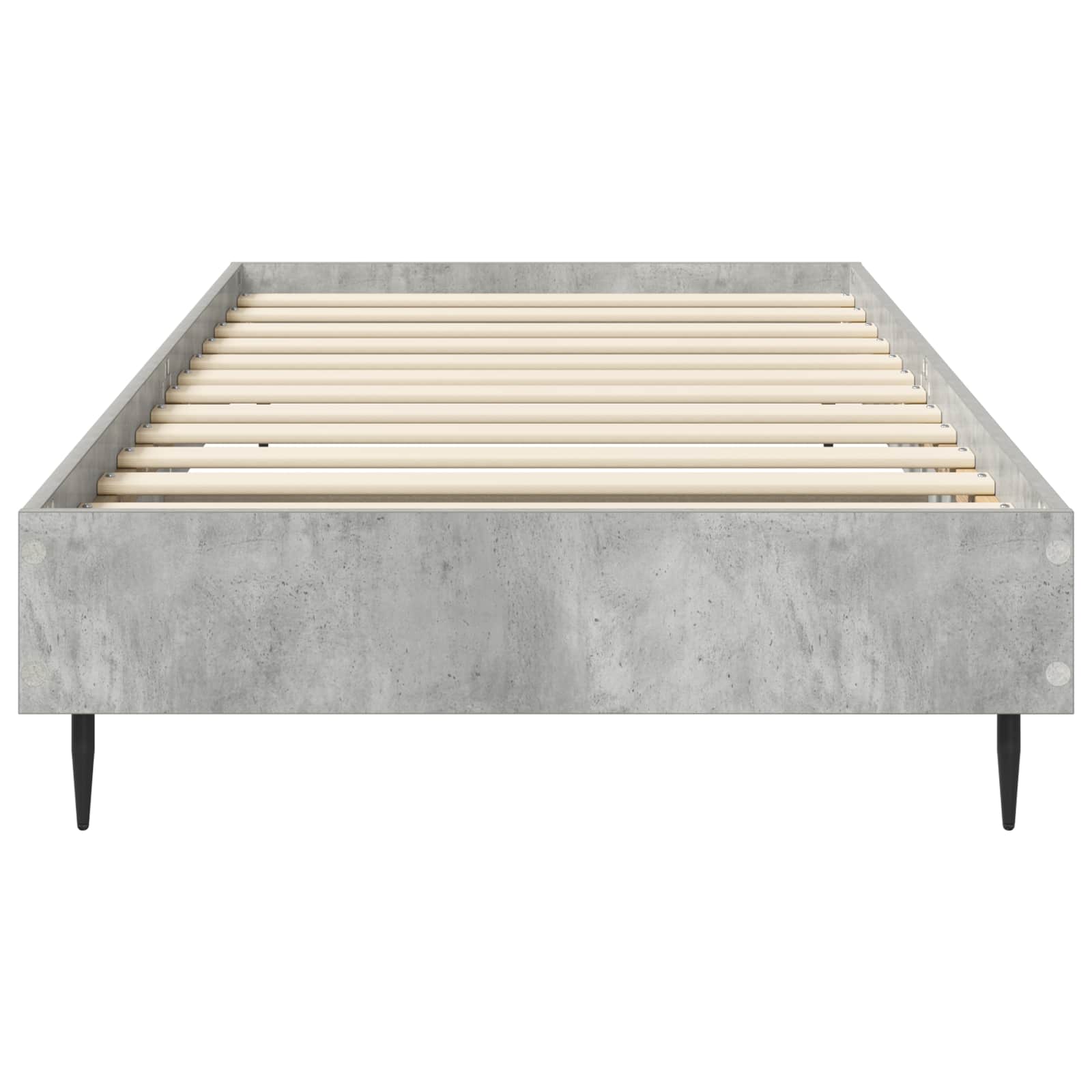 Rám Postele Betonově Šedá 80 X 200 Cm Kompozitní Dřevo