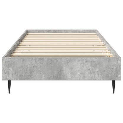 Rám Postele Betonově Šedá 80 X 200 Cm Kompozitní Dřevo