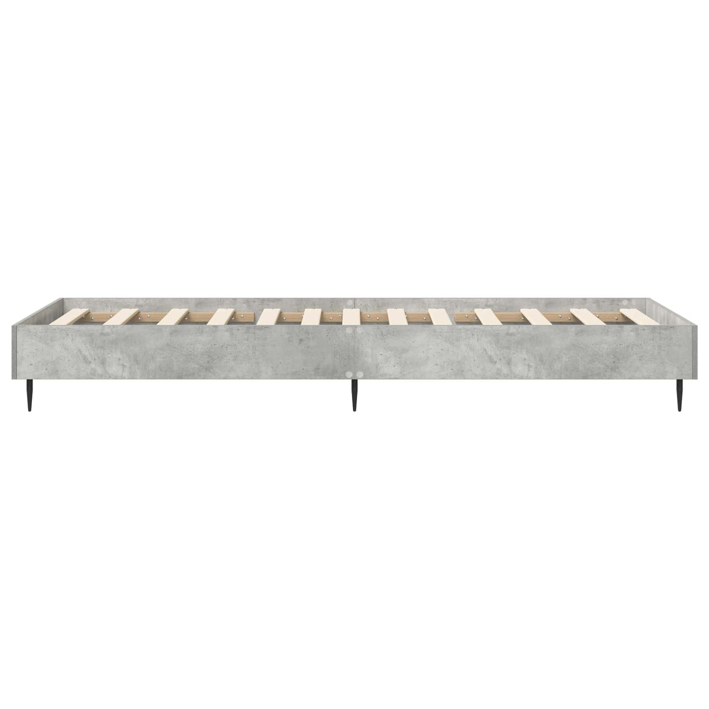 Rám Postele Betonově Šedá 80 X 200 Cm Kompozitní Dřevo
