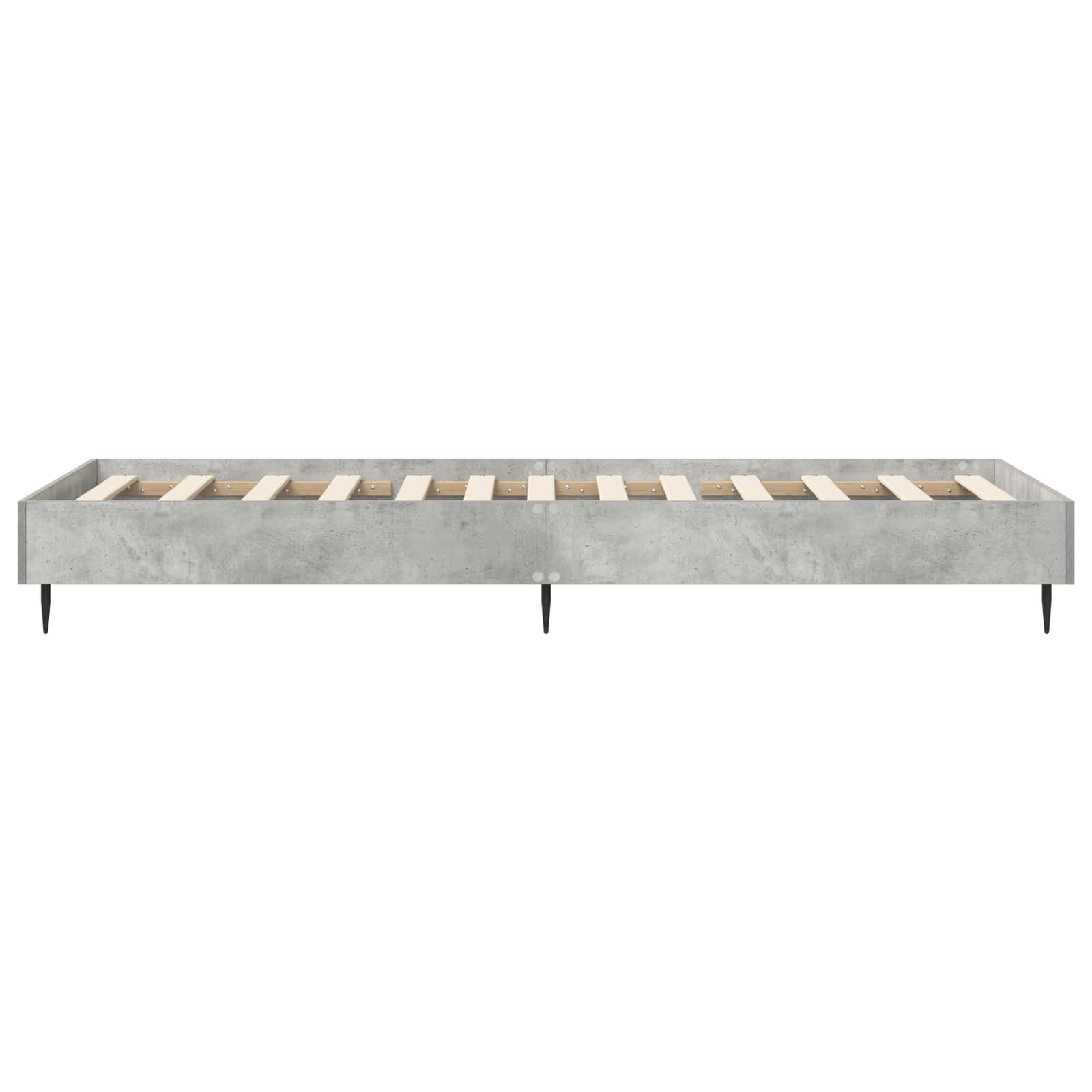 Rám Postele Betonově Šedá 80 X 200 Cm Kompozitní Dřevo