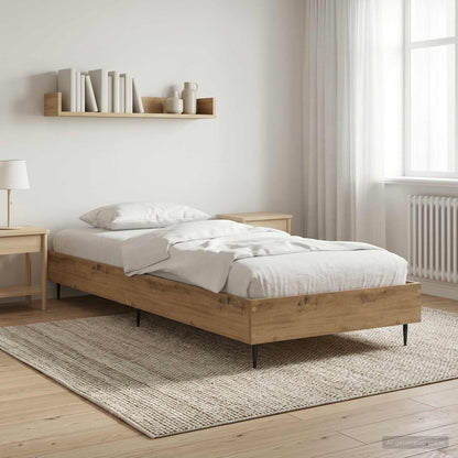 Rám Postele Dub Artisan 80 X 200 Cm Kompozitní Dřevo