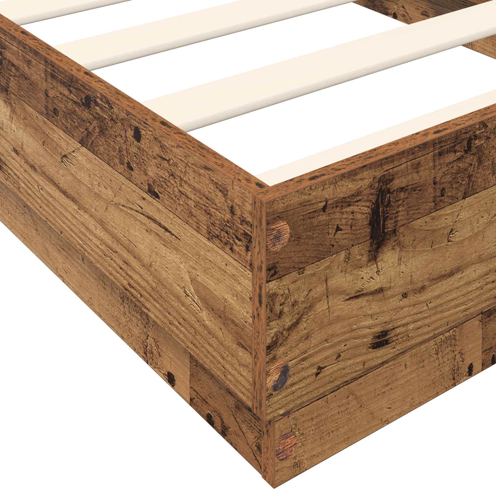 Postel Na Podlaze Staré Dřevo 80 X 200 Cm Kompozitní Dřevo