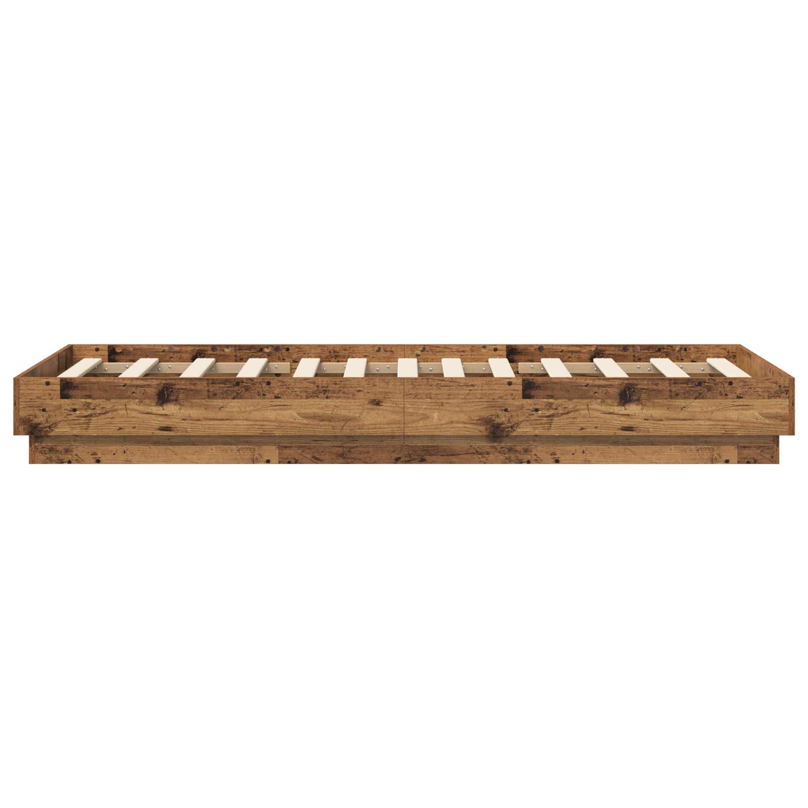Postel Na Podlaze Staré Dřevo 80 X 200 Cm Kompozitní Dřevo