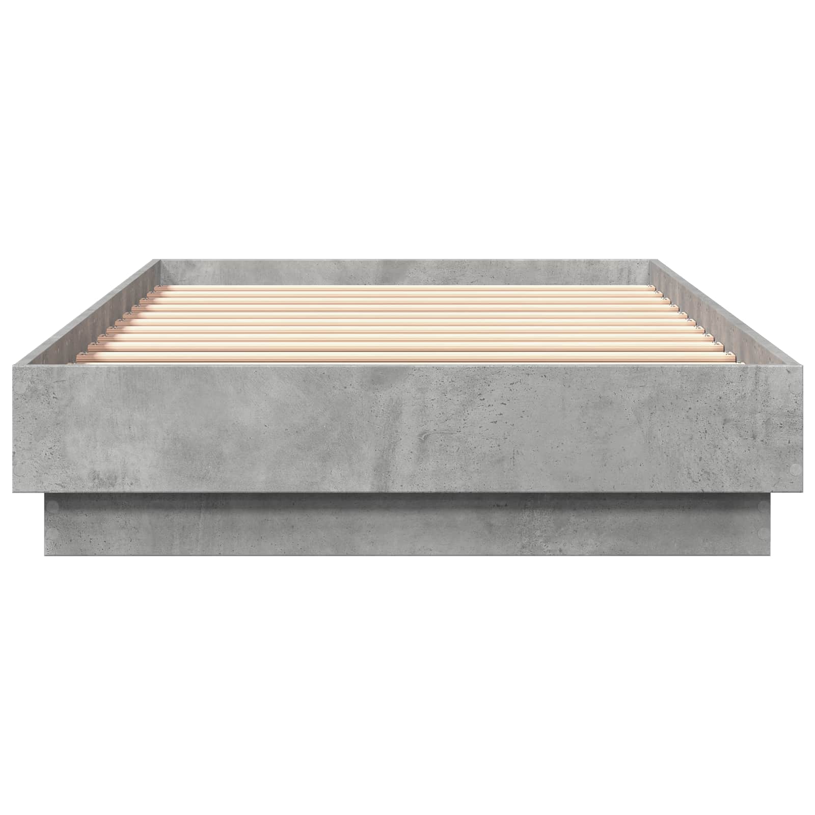 Postel Na Podlaze Betonově Šedá 80 X 200 Cm Kompozitní Dřevo