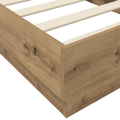 Postel Na Podlaze Dub Artisan 80 X 200 Cm Kompozitní Dřevo