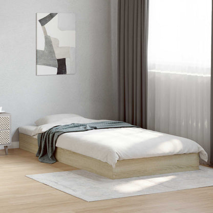 Postel Na Podlaze Dub Sonoma 80 X 200 Cm Kompozitní Dřevo