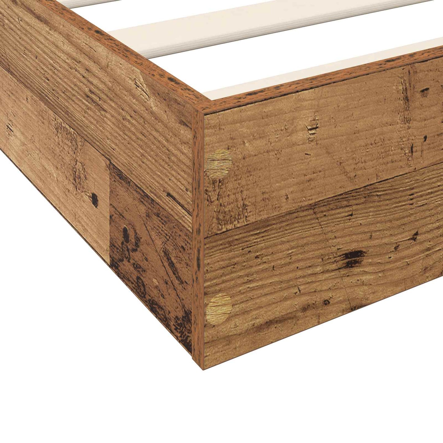 Postel Na Podlaze Staré Dřevo 80 X 200 Cm Kompozitní Dřevo