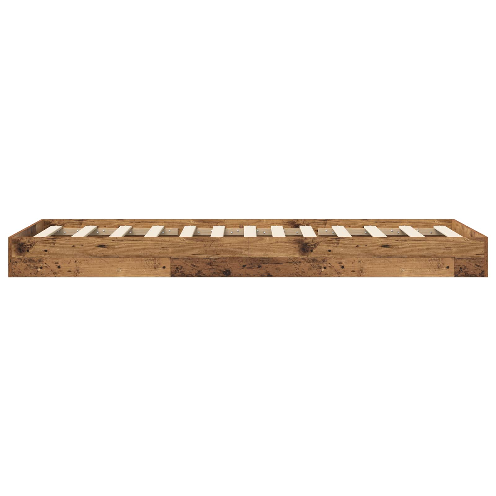 Postel Na Podlaze Staré Dřevo 80 X 200 Cm Kompozitní Dřevo