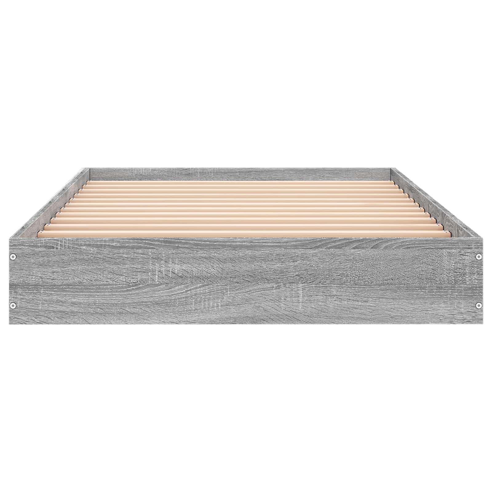 Postel Na Podlaze Šedý Sonoma 80 X 200 Cm Kompozitní Dřevo