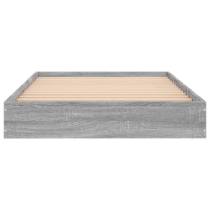 Postel Na Podlaze Šedý Sonoma 80 X 200 Cm Kompozitní Dřevo