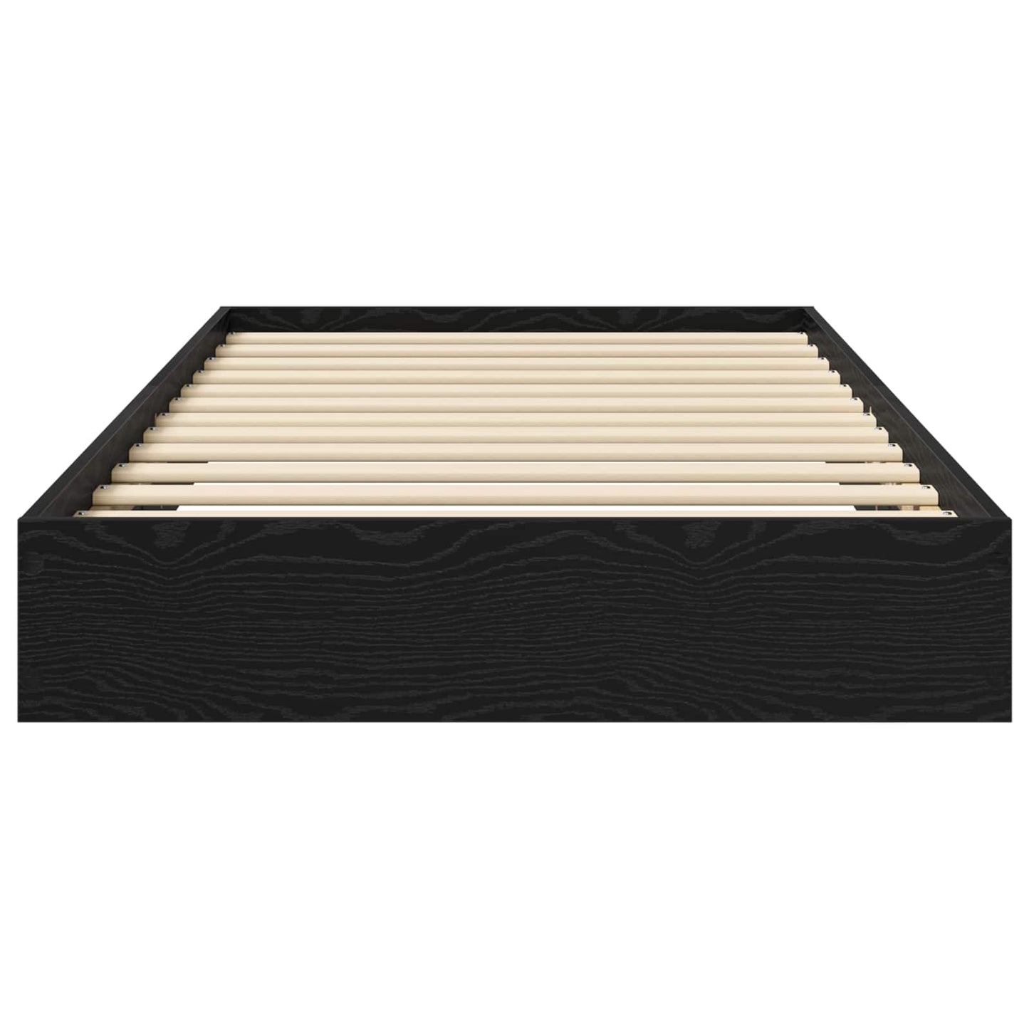 Postel Na Podlaze Černý Dub 80 X 200 Cm Kompozitní Dřevo