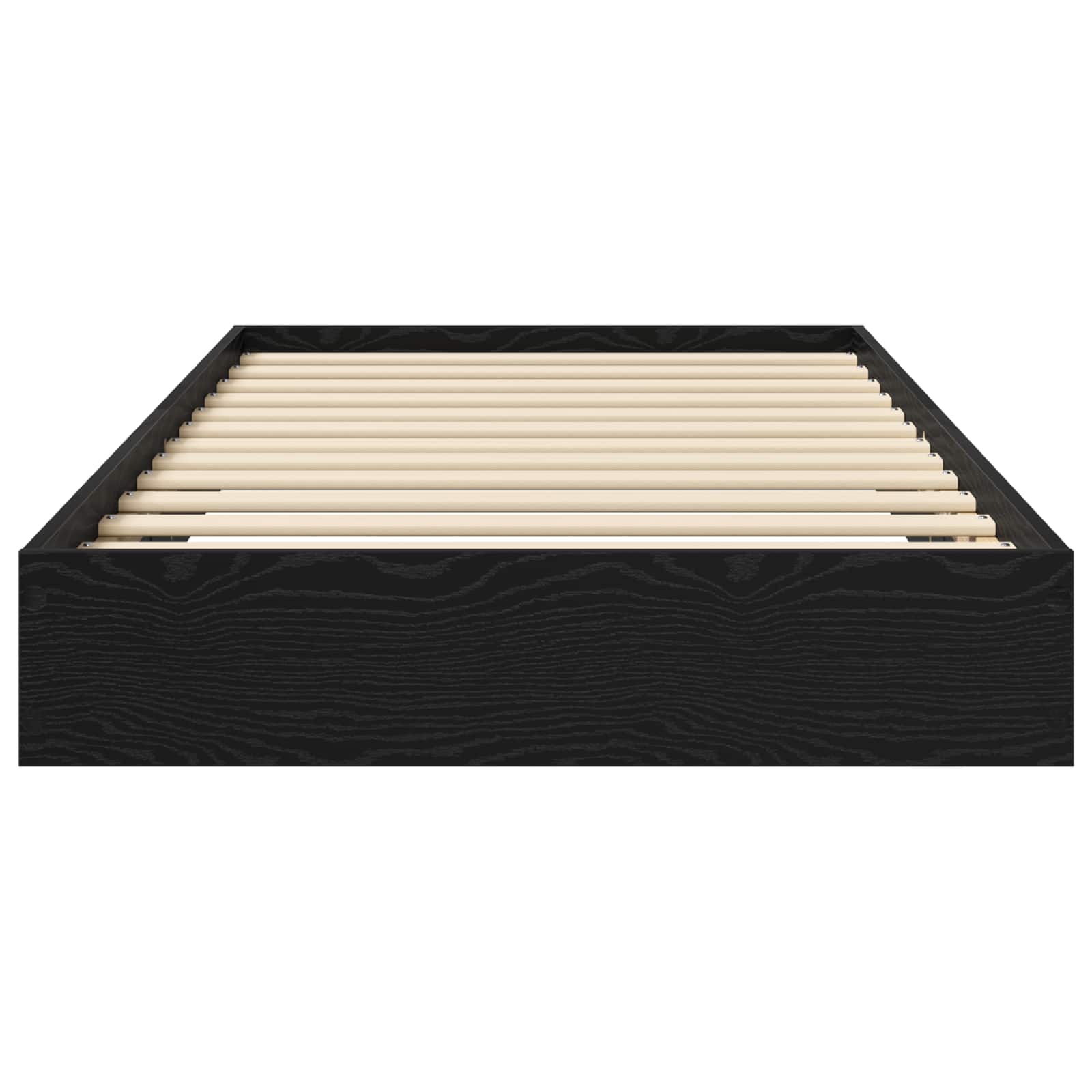 Postel Na Podlaze Černý Dub 80 X 200 Cm Kompozitní Dřevo