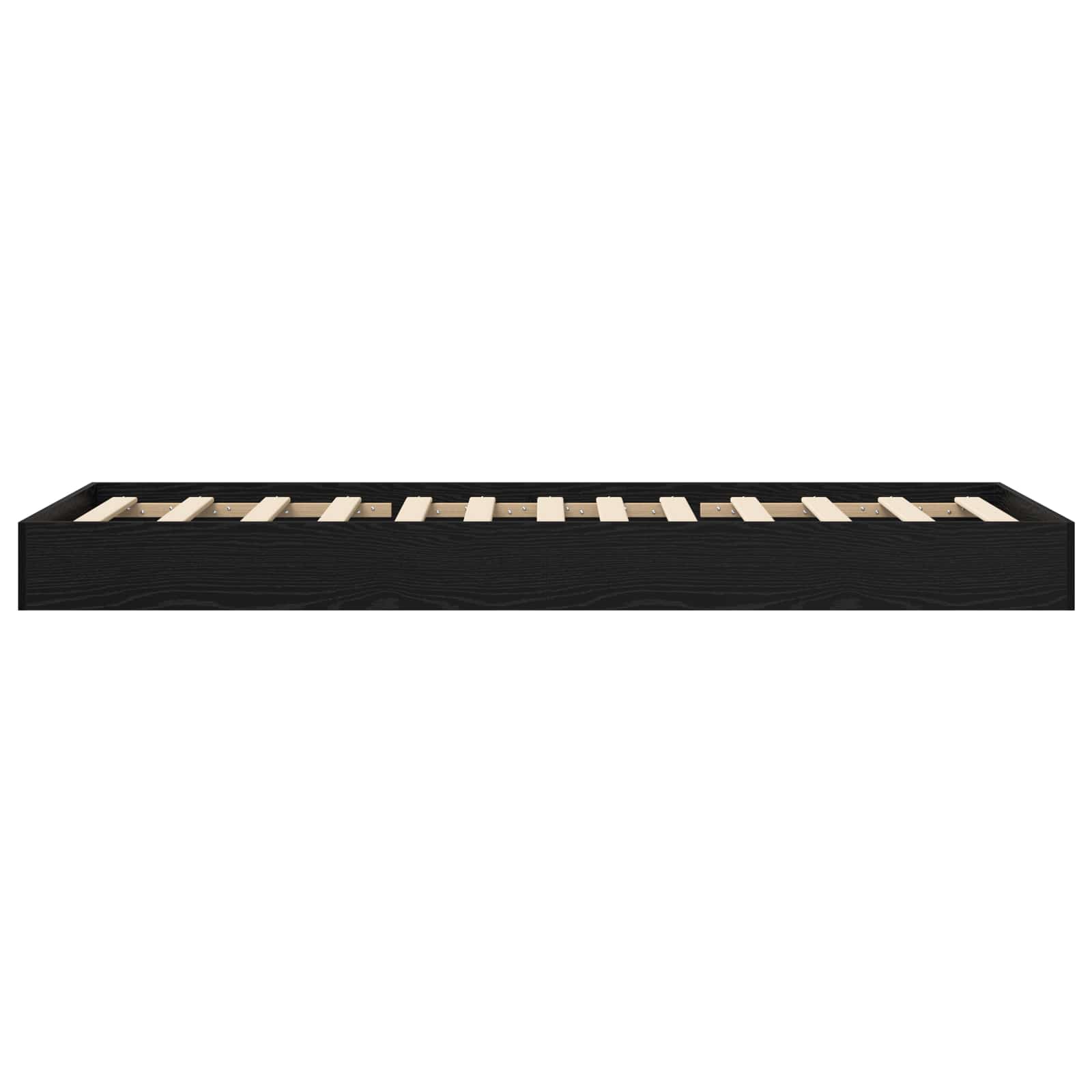 Postel Na Podlaze Černý Dub 80 X 200 Cm Kompozitní Dřevo