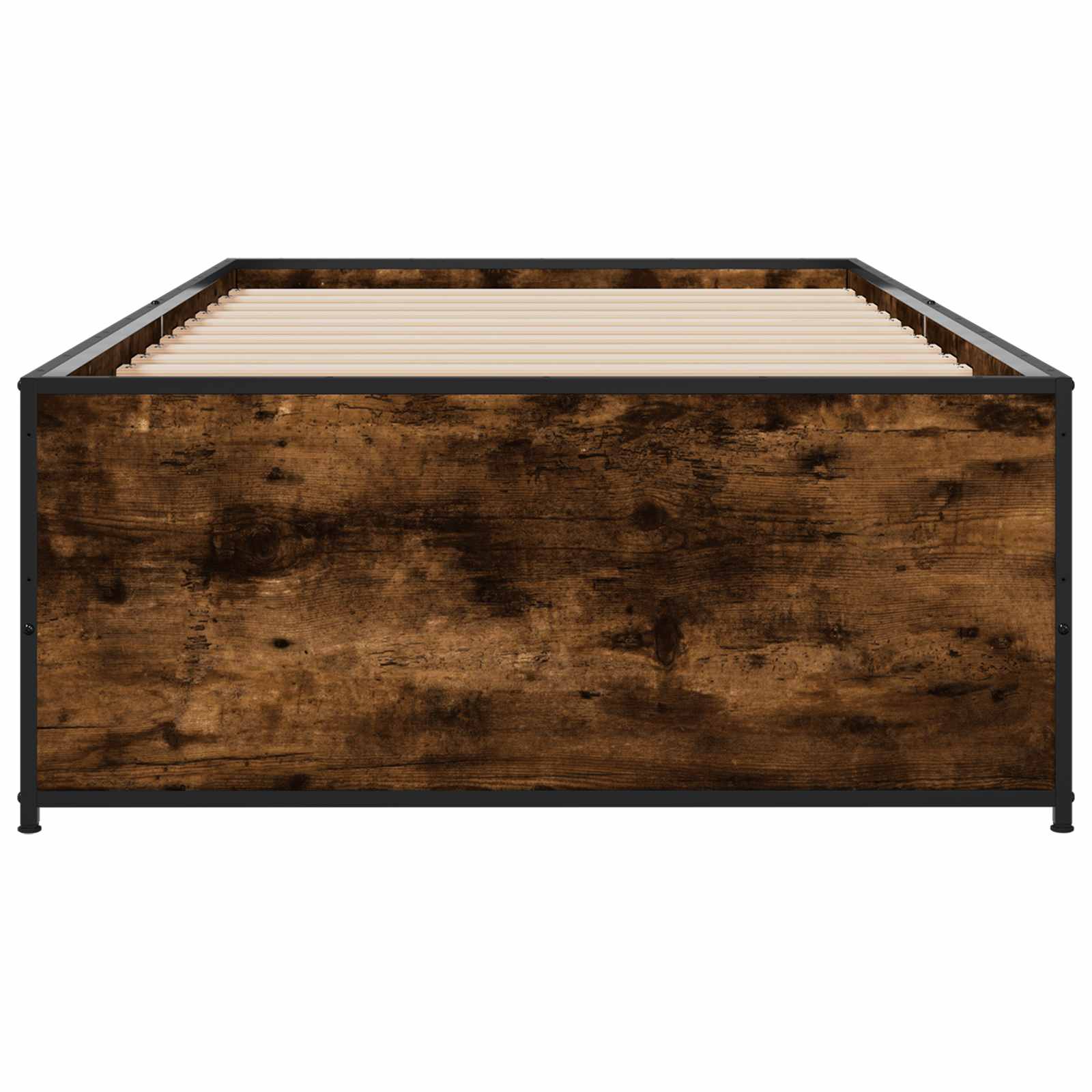 Rám Postele Kouřový Dub 80 X 200 Cm Kompozitní Dřevo