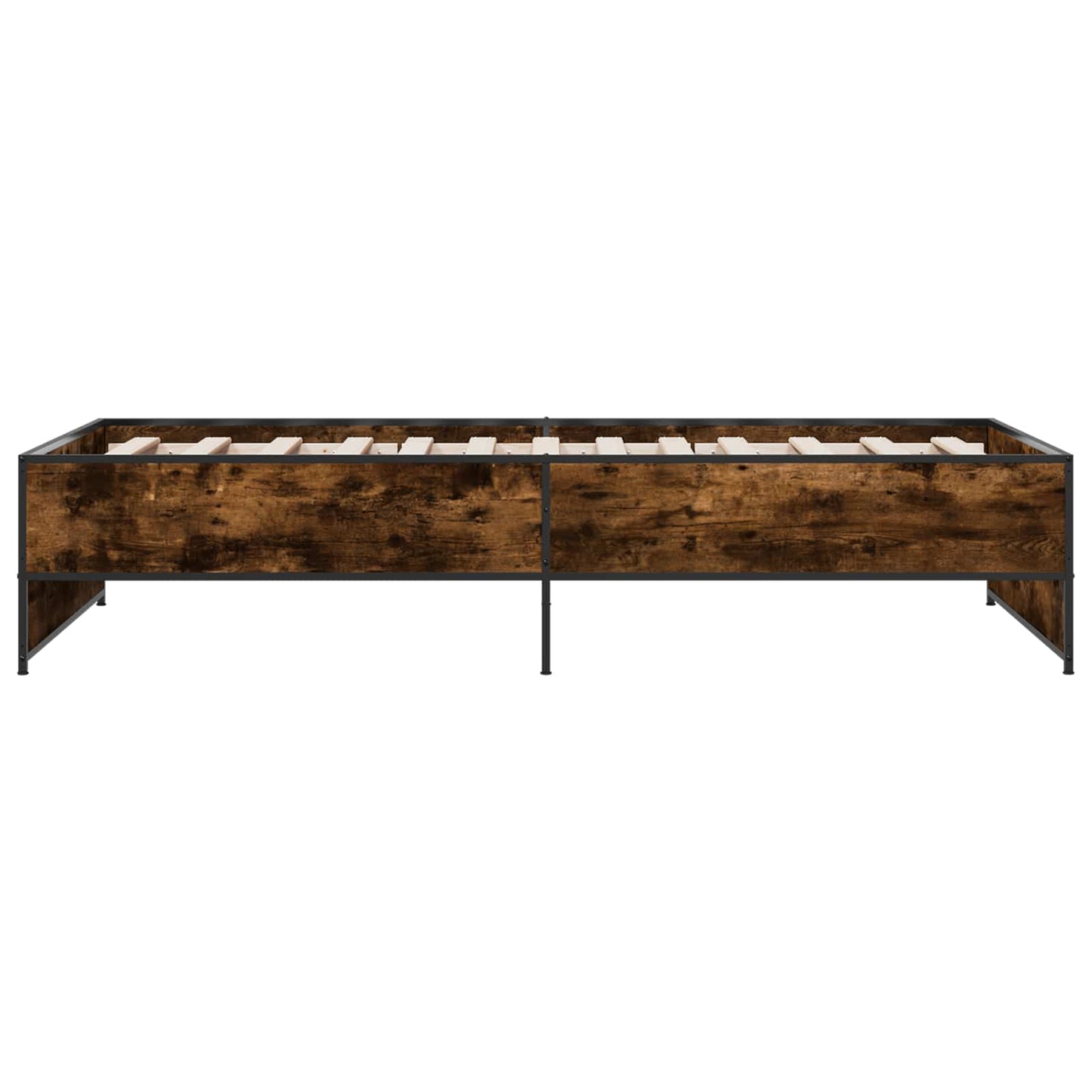 Rám Postele Kouřový Dub 80 X 200 Cm Kompozitní Dřevo