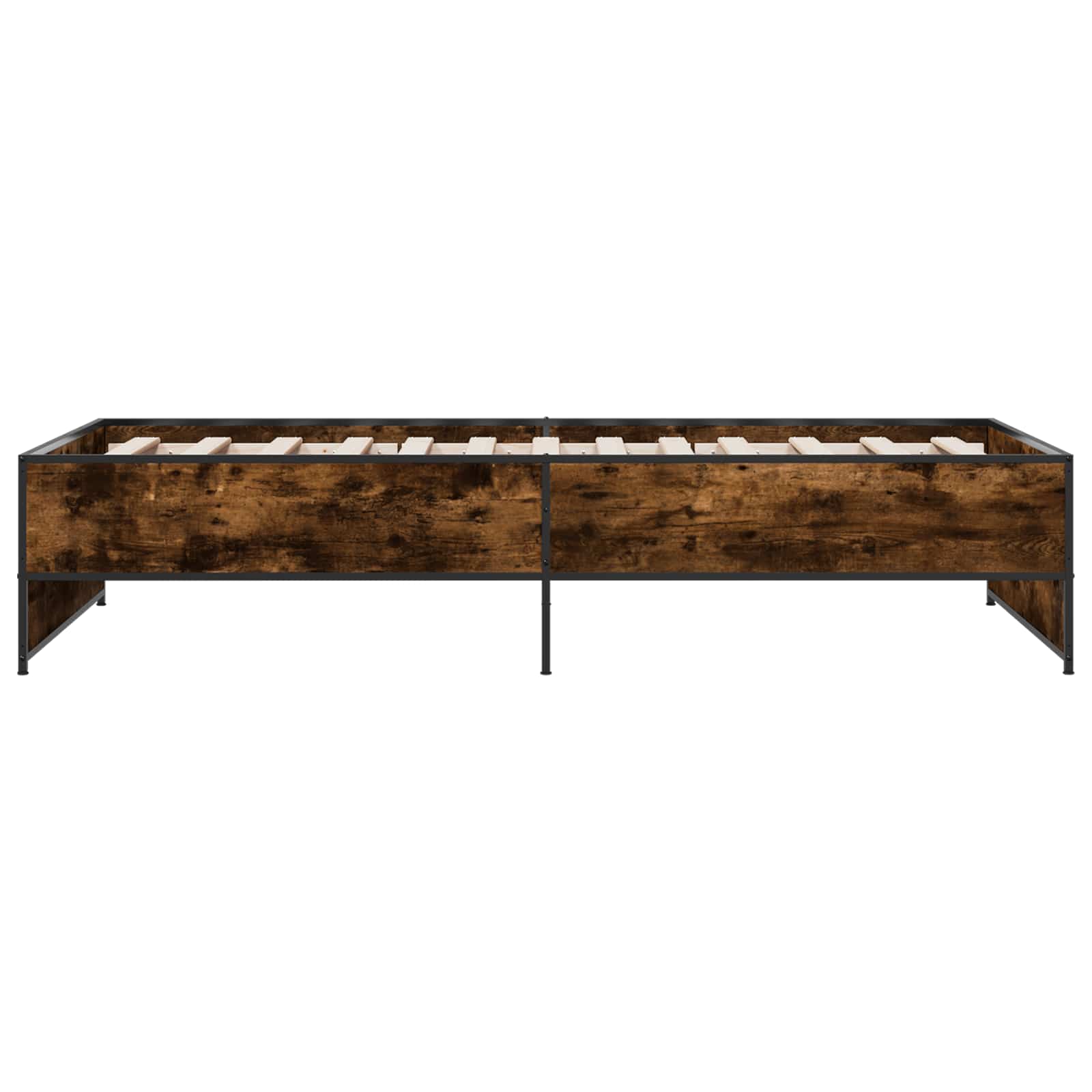 Rám Postele Kouřový Dub 80 X 200 Cm Kompozitní Dřevo