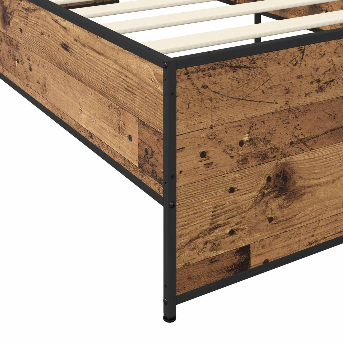 Rám Postele Staré Dřevo 80 X 200 Cm Kompozitní Dřevo