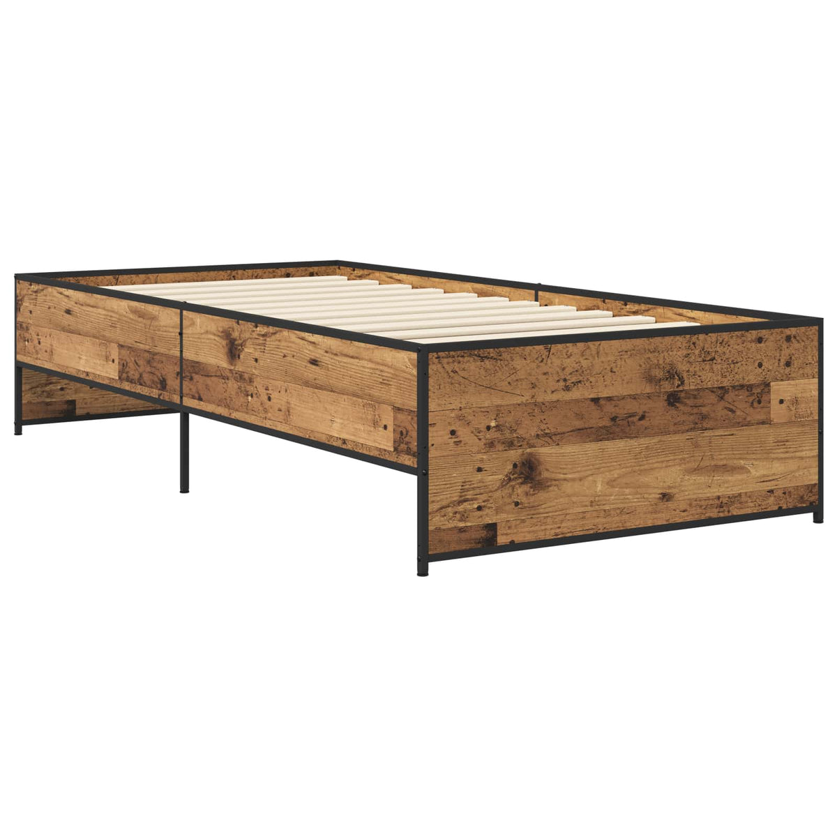 Rám Postele Staré Dřevo 80 X 200 Cm Kompozitní Dřevo