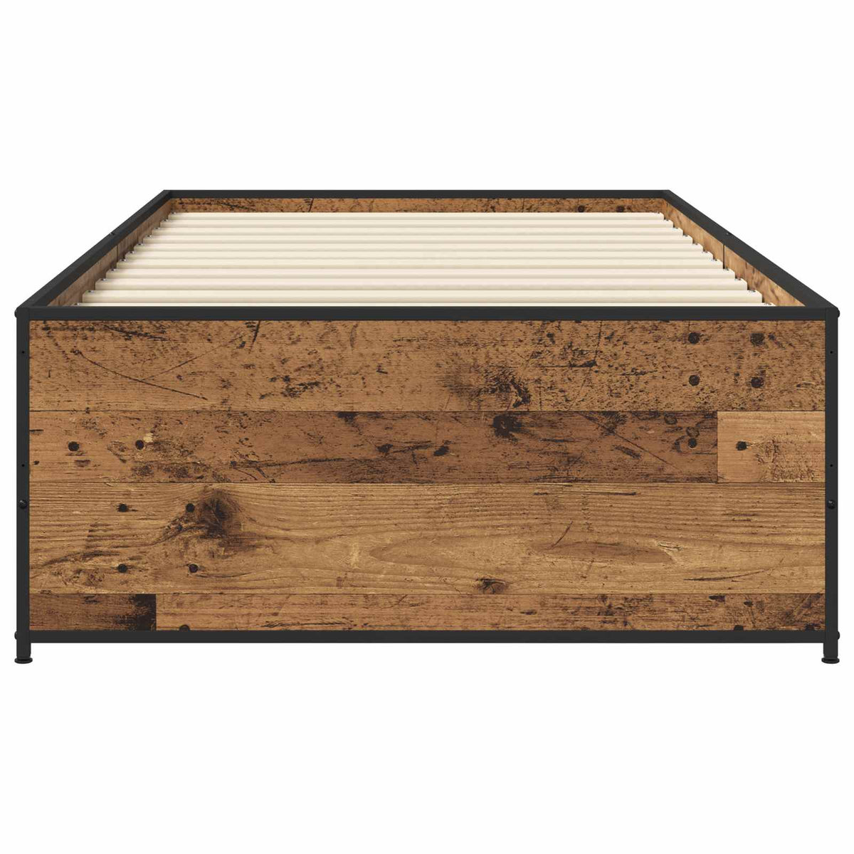 Rám Postele Staré Dřevo 80 X 200 Cm Kompozitní Dřevo