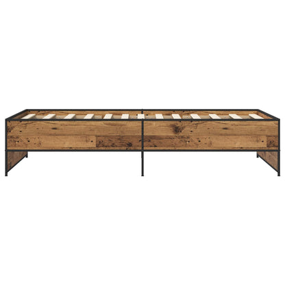 Rám Postele Staré Dřevo 80 X 200 Cm Kompozitní Dřevo