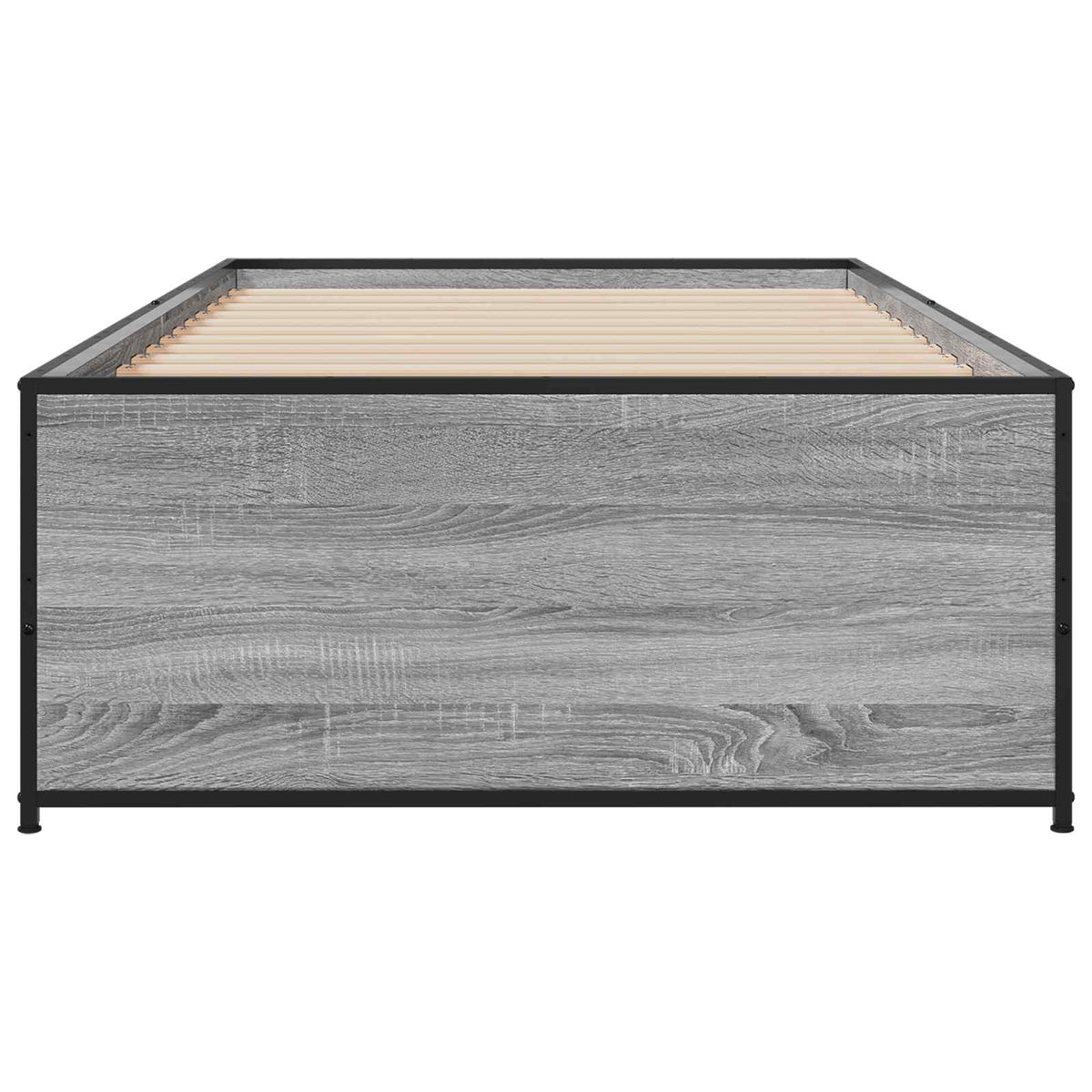 Rám Postele Šedý Sonoma 80 X 200 Cm Kompozitní Dřevo