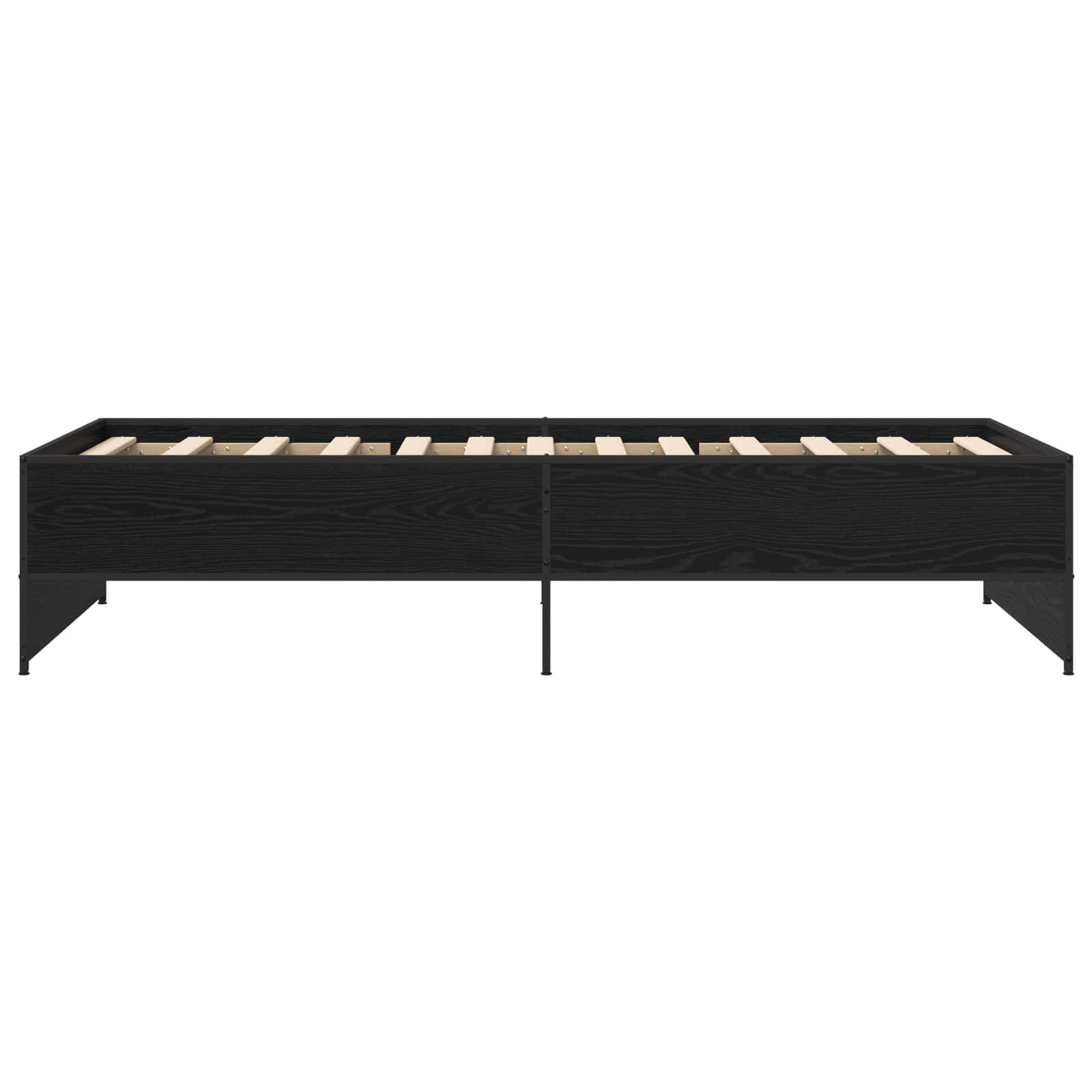 Rám Postele Černý Dub 80 X 200 Cm Kompozitní Dřevo