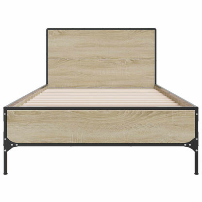 Rám Postele S Čelem Dub Sonoma 80 X 200 Cm Kompozitní Dřevo