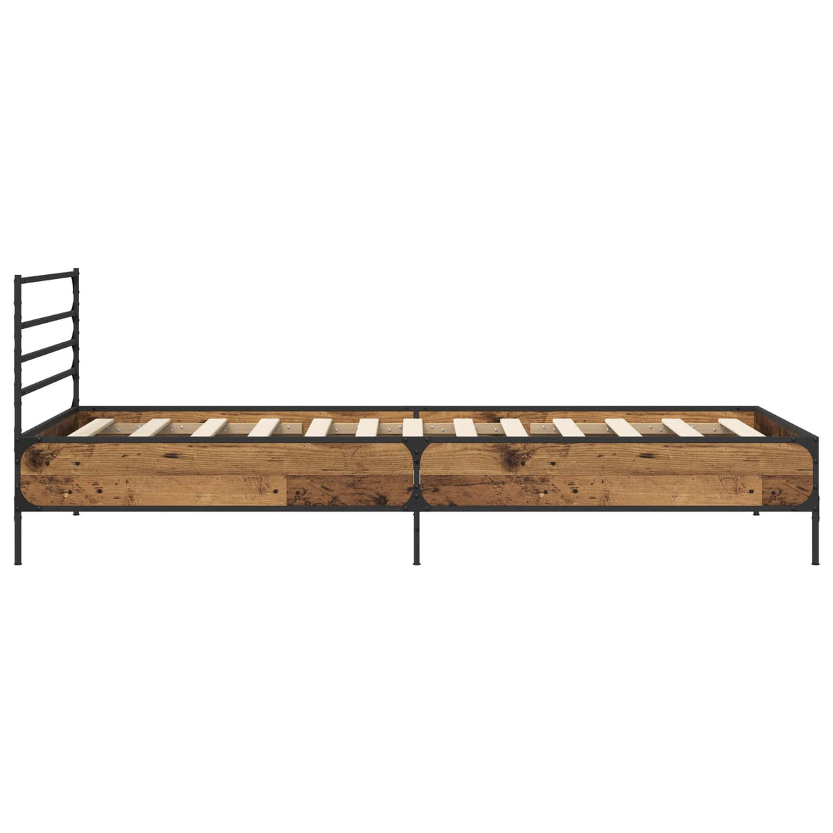 Rám Postele Staré Dřevo 80 X 200 Cm Kompozitní Dřevo
